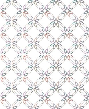 Soyut geometrik şekilli kusursuz desen