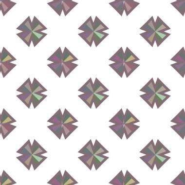 Soyut geometrik şekilli kusursuz desen