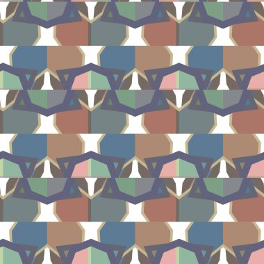 Kusursuz şablon, soyut duvar kağıdı, vektör illüstrasyonu 