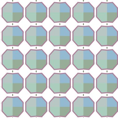 Tekrarlanan geometrik şekilli kusursuz desen, vektör illüstrasyonuName