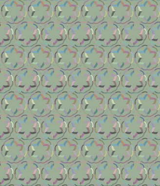 Soyut geometrik şekilli kusursuz desen