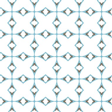 Tekrarlanan geometrik şekilli kusursuz desen, vektör illüstrasyonuName