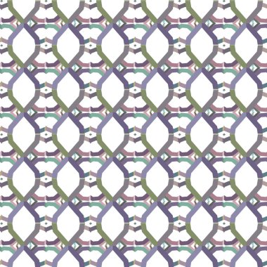 Soyut geometrik şekilli kusursuz desen