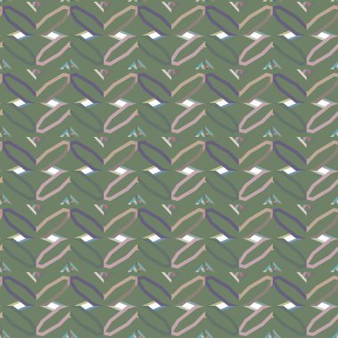 Soyut geometrik şekilli kusursuz desen