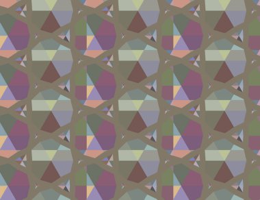 Tekrarlanan geometrik şekilli kusursuz desen, vektör illüstrasyonuName