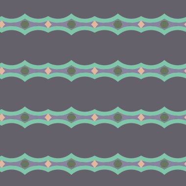 Soyut geometrik şekilli kusursuz desen 
