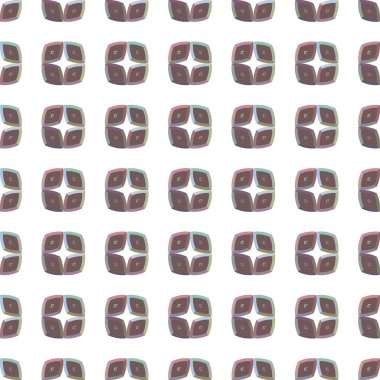 Kusursuz şablon, soyut duvar kağıdı, vektör illüstrasyonu 