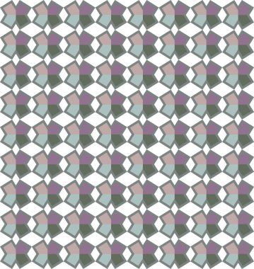 Soyut geometrik şekilli kusursuz desen