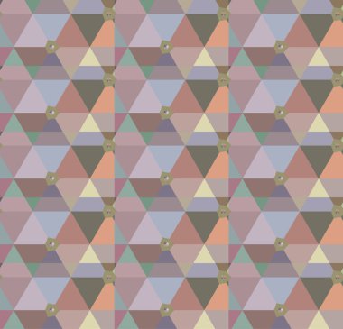 Soyut geometrik şekilli kusursuz desen