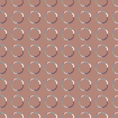 Soyut geometrik şekilli kusursuz desen