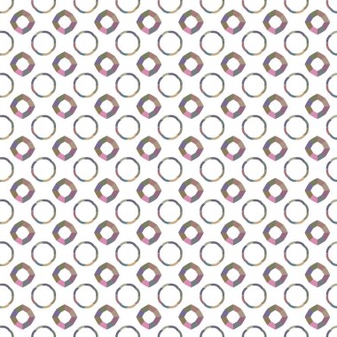 Soyut geometrik şekilli kusursuz desen