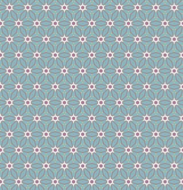 Tekrarlanan geometrik şekilli kusursuz desen, vektör illüstrasyonuName