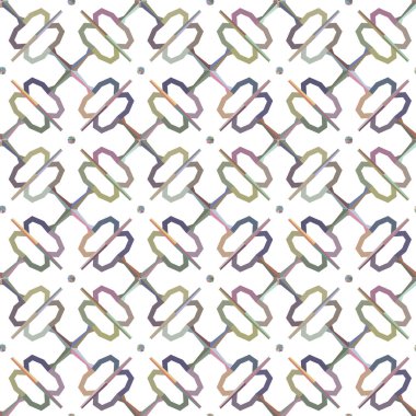 Tekrarlanan geometrik şekilli kusursuz desen, vektör illüstrasyonuName