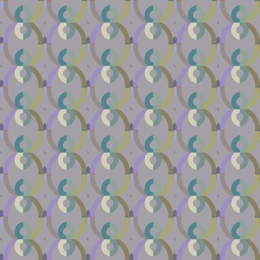 Soyut geometrik şekilli kusursuz desen