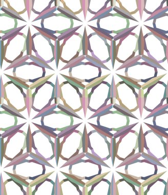 Kusursuz şablon, soyut duvar kağıdı, vektör illüstrasyonu 