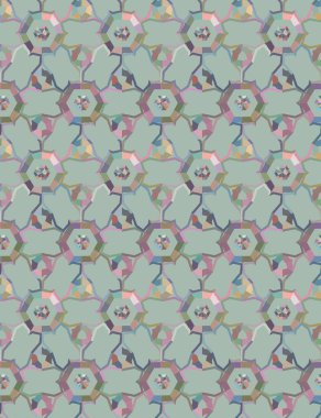 Kusursuz şablon, soyut duvar kağıdı, vektör illüstrasyonu        