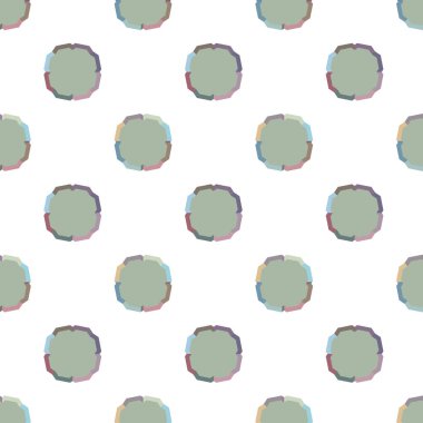 Soyut geometrik şekilli kusursuz desen