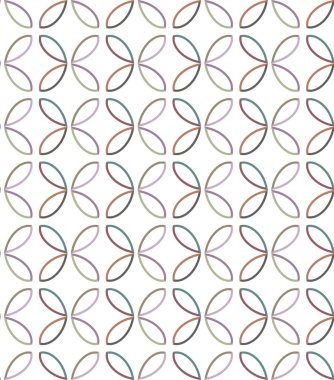 Tekrarlanan geometrik şekilli kusursuz desen, vektör illüstrasyonuName