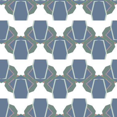 Tekrarlanan geometrik şekilli kusursuz desen, vektör illüstrasyonuName