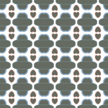 Kusursuz şablon, soyut duvar kağıdı, vektör illüstrasyonu        