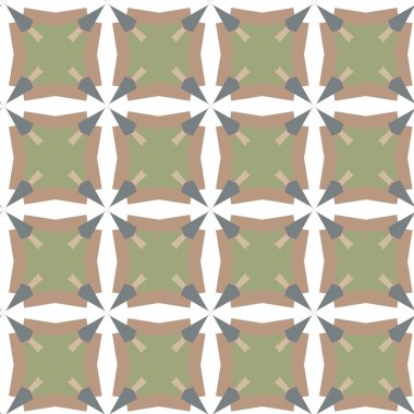 Soyut geometrik şekilli kusursuz desen