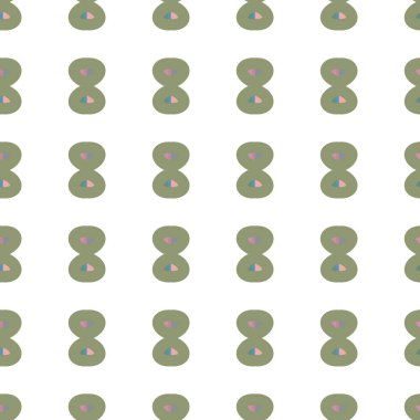 Kusursuz şablon, soyut duvar kağıdı, vektör illüstrasyonu        