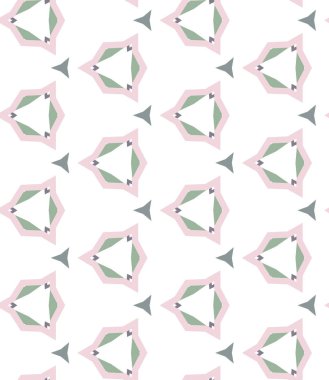 Modern geometrik vektör tasarımı, kusursuz desen çizimi