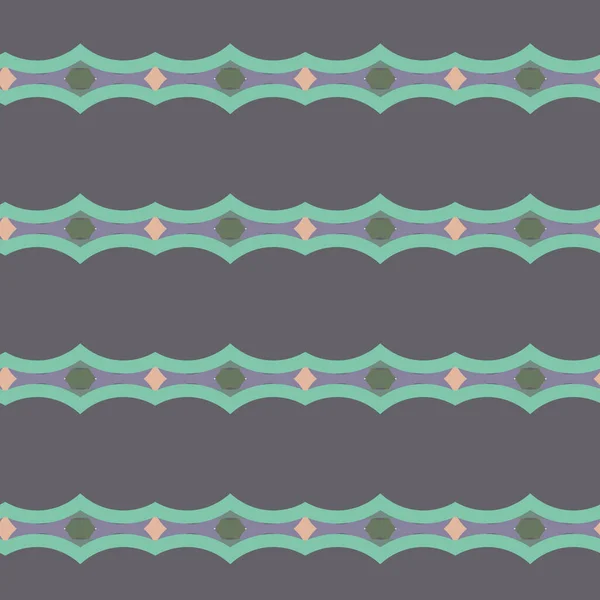 Nahtlose Muster Mit Abstrakten Geometrischen Formen — Stockvektor