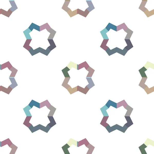 Abstrakt Sømløs Geometrisk Mønsterbakgrunn – stockvektor