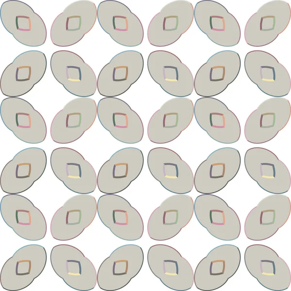 Modello Senza Soluzione Continuità Carta Parati Astratta Illustrazione Vettoriale — Vettoriale Stock