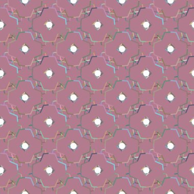 Tekrarlanan geometrik şekilli kusursuz desen, vektör illüstrasyonuName