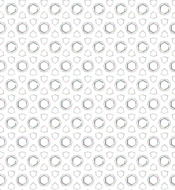 Soyut geometrik şekilli kusursuz desen