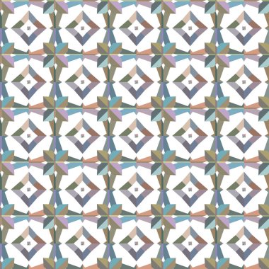 Soyut geometrik şekilli kusursuz desen