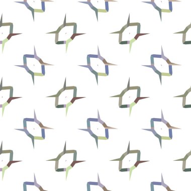 Soyut geometrik şekilli kusursuz desen