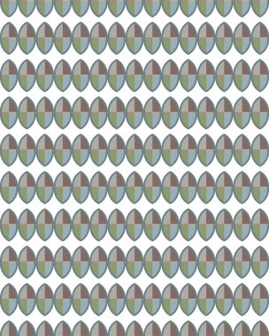 Tekrarlanan geometrik şekilli kusursuz desen, vektör illüstrasyonuName