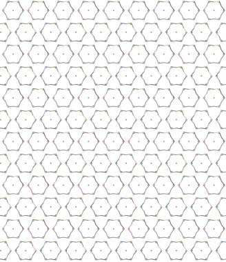 Soyut geometrik şekilli kusursuz desen