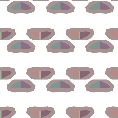 Soyut geometrik şekilli kusursuz desen