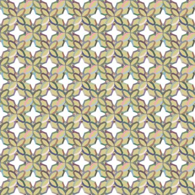 Soyut geometrik şekilli kusursuz desen