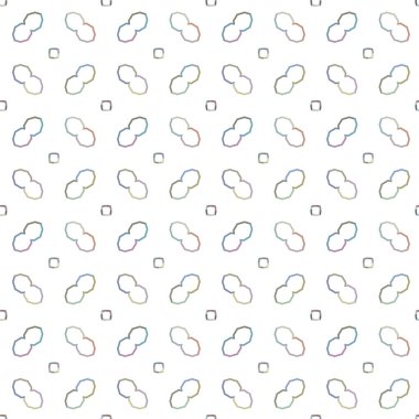 Modern geometrik vektör tasarımı, kusursuz desen çizimi