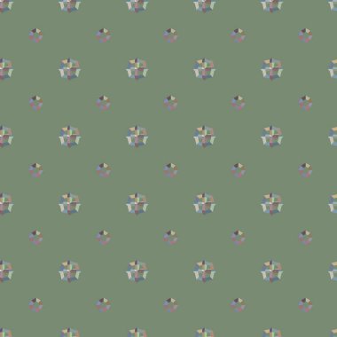 Soyut geometrik şekilli kusursuz desen