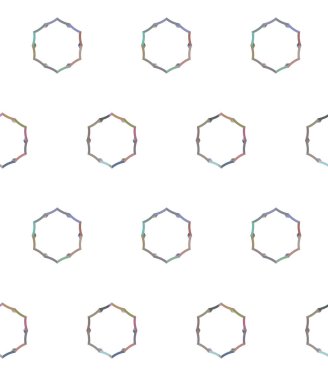 Kusursuz şablon, soyut duvar kağıdı, vektör illüstrasyonu        