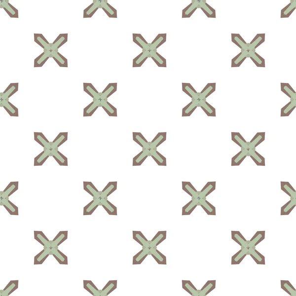 Patrón Sin Costura Con Cruces Cruzadas Cruz — Archivo Imágenes Vectoriales
