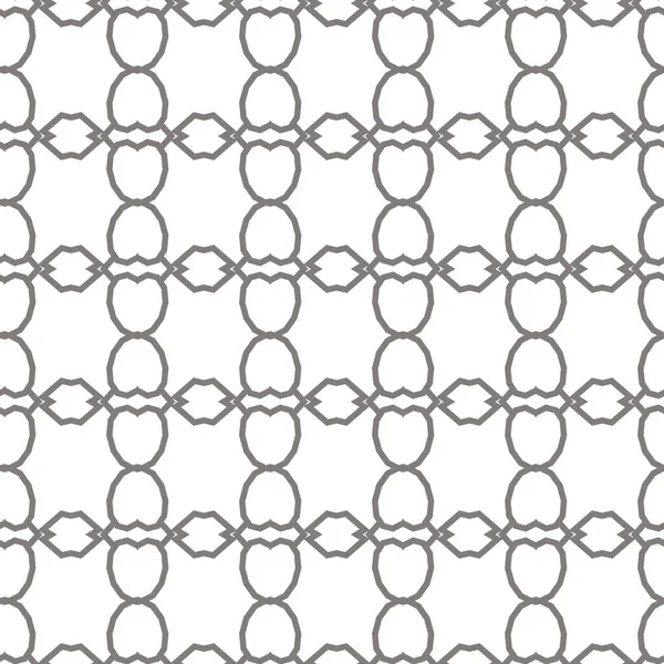 Nahtloses Muster Mit Geometrisch Wiederholten Formen Vektorillustration — Stockvektor