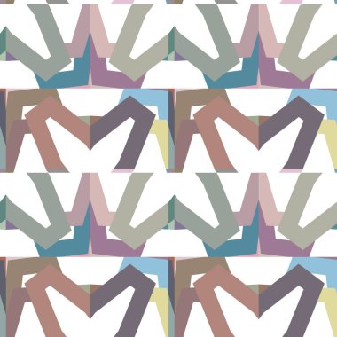 Kusursuz şablon, soyut duvar kağıdı, vektör illüstrasyonu        