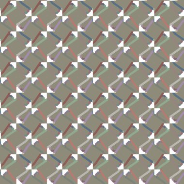 Soyut geometrik şekilli kusursuz desen