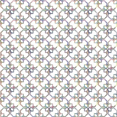 Soyut geometrik şekilli kusursuz desen 