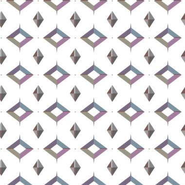 Soyut geometrik şekilli kusursuz desen