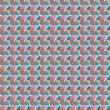 Soyut geometrik şekilli kusursuz desen