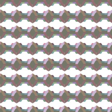 Soyut geometrik şekilli kusursuz desen