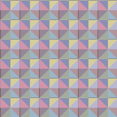 Tekrarlanan geometrik şekilli kusursuz desen, vektör illüstrasyonuName